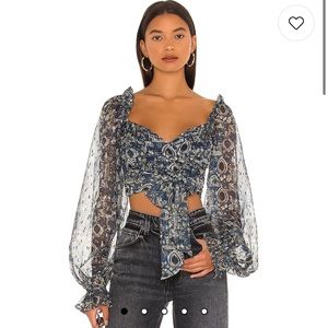 House of Harlow Revolve wella Top